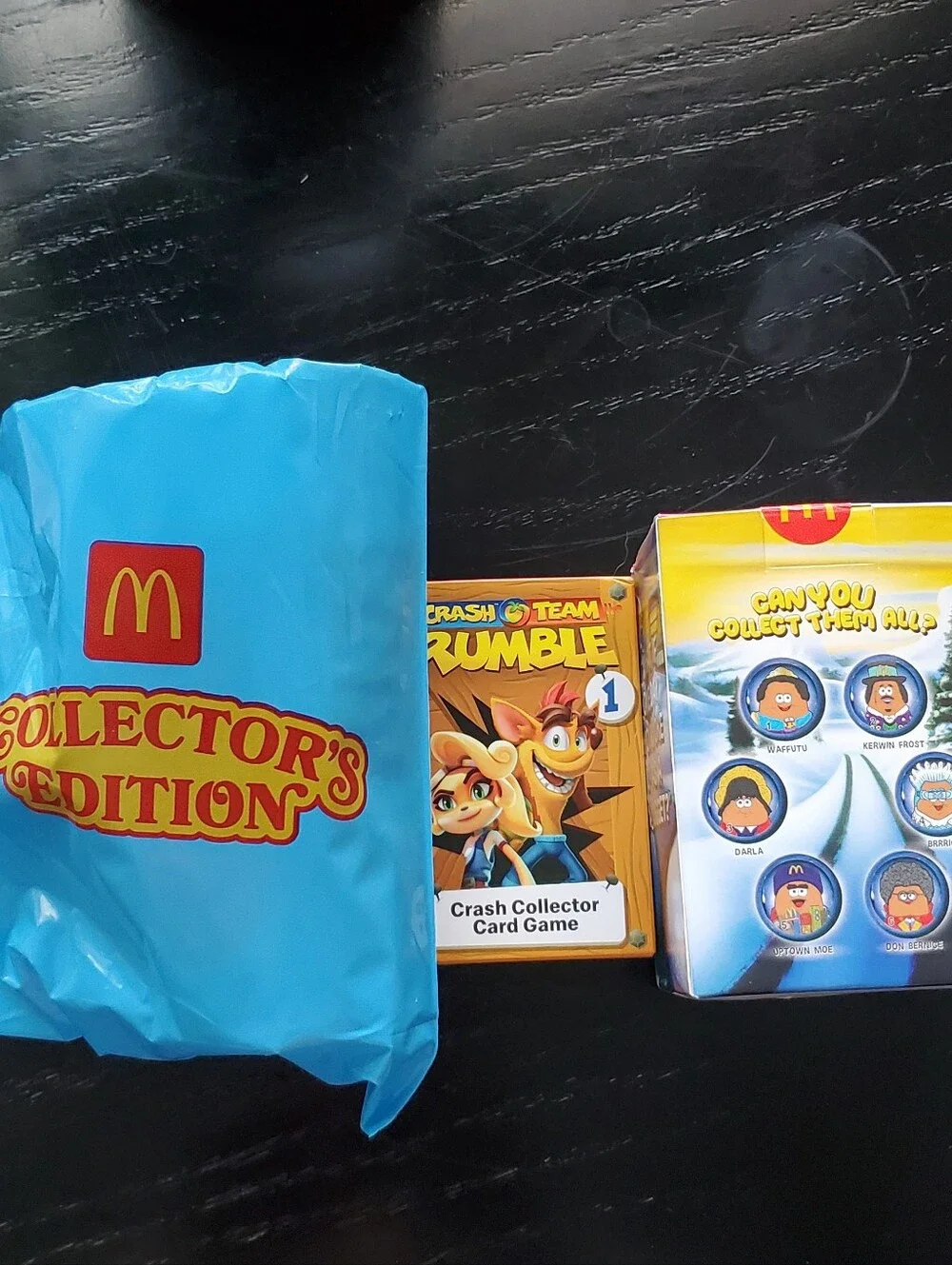 McDonald's Collector's Edition Cup, Crash Team Rumble Card Game, Kerwin Frost